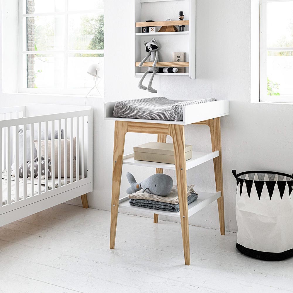 Baby Changing Table ✔️ «Brise» White Wood Petite Amélie