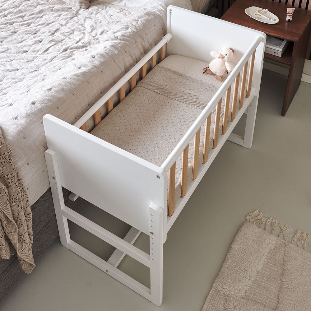 Bedside crib «NUAGE» 45 x 90 cm in white ✔️ Petite Amélie