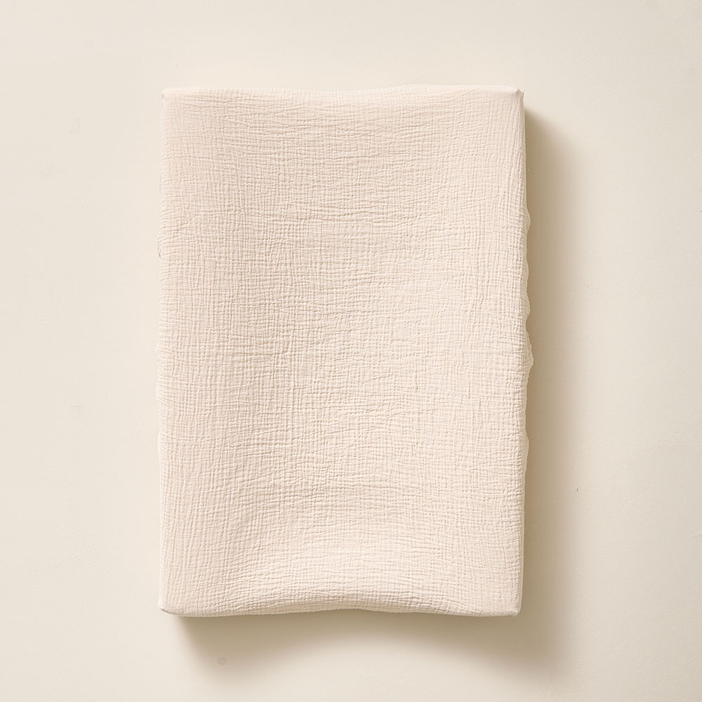 changing mat cover | Muslin Cotton | Beige