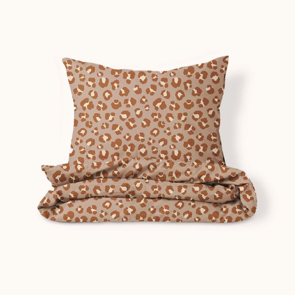 Flannel duvet cover set «Leopard» | 120 x 150 cm