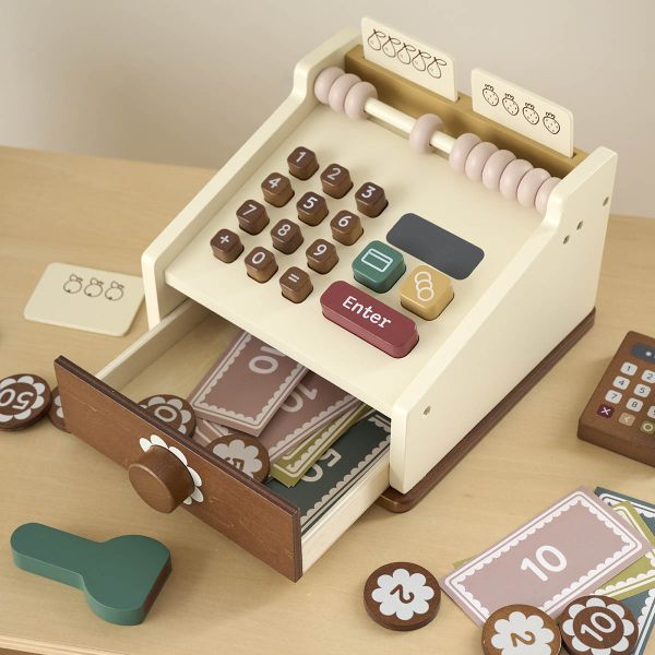 Wooden cash register «Noyer»