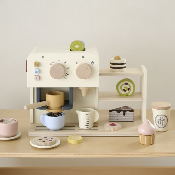 Wooden coffee machine «Noisette» | 22 pieces