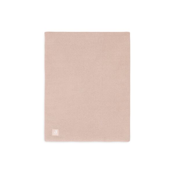 Jollein - Blanket Cot 100x150cm Basic Knit - Wild Rose