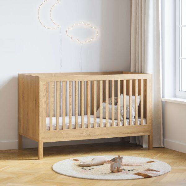 Cot bed «Japandi» | 60 x 120 cm | Natural