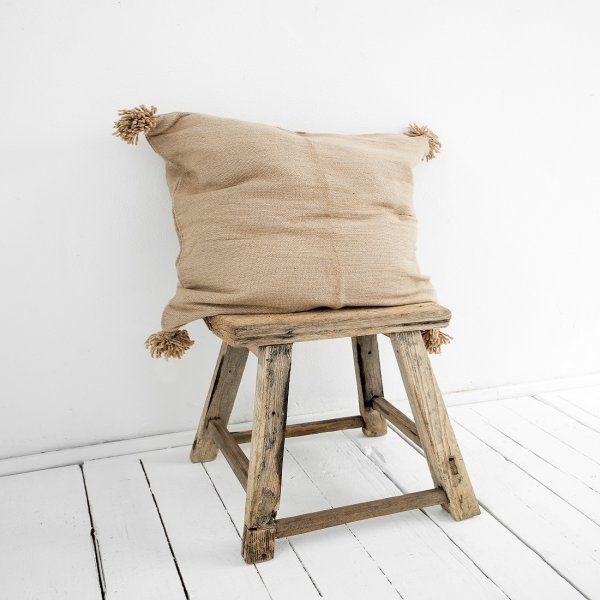 Berber Pillow Cover Nursery Room Decor in Brown from Petite Amélie