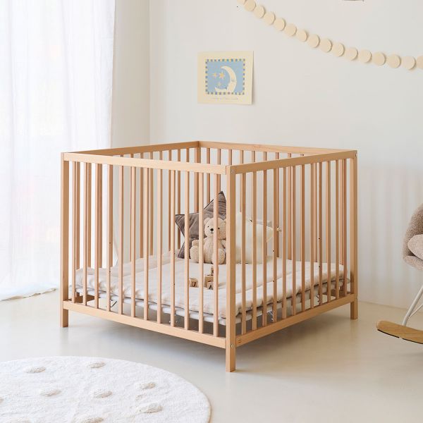PLAYPEN BABY «NOIS» | 95 X 95 CM | NATURAL