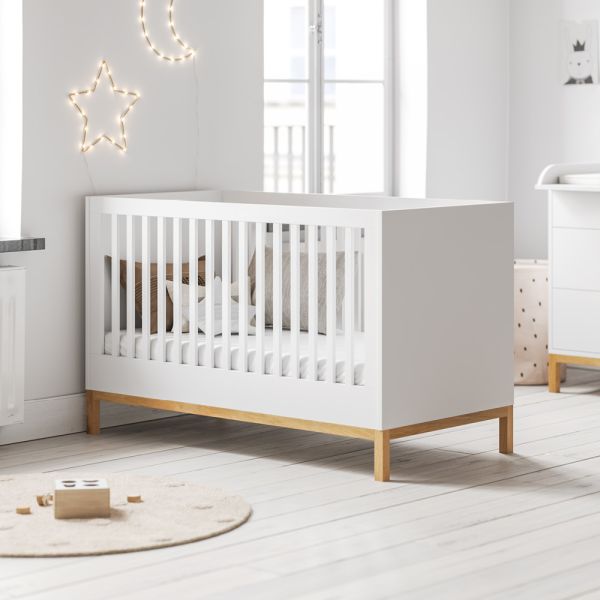 BABY COT «SOIE» | 60 X 120 CM | WHITE