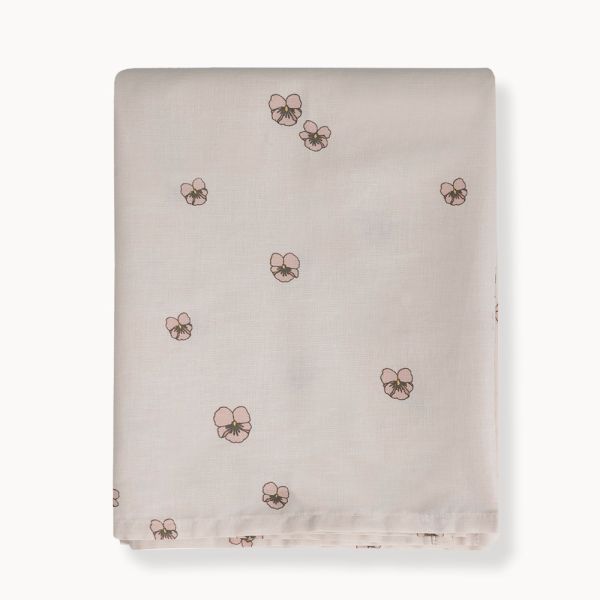 CO-SLEEPER SHEET 75 X 100 CM «PANSY» | BEIGE-PINK