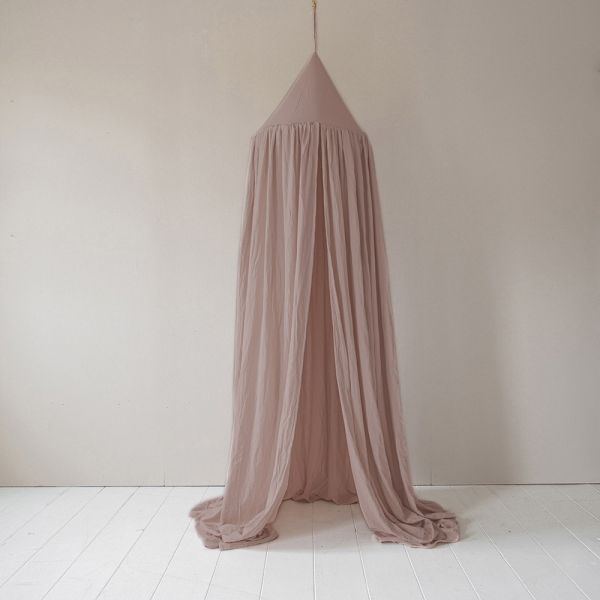 dark pink organic cotton nursery canopy  from Petite Amélie