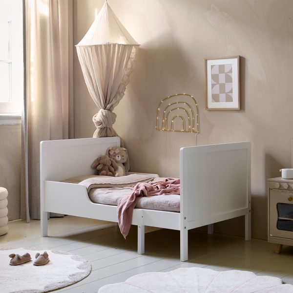 Kids storage for etendable bed made of MDF in white from Petite Amélie