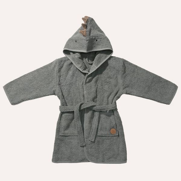 BATHROBE «DINO»| 98 - 104 CM | 3 - 4 YEARS | GREEN