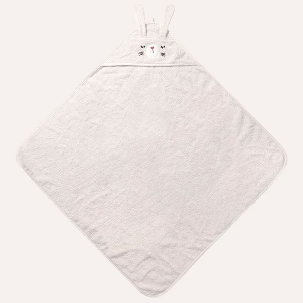 BABY HOODED TOWEL BUNNY «LAPI»| 75 X 75 CM | BEIGE