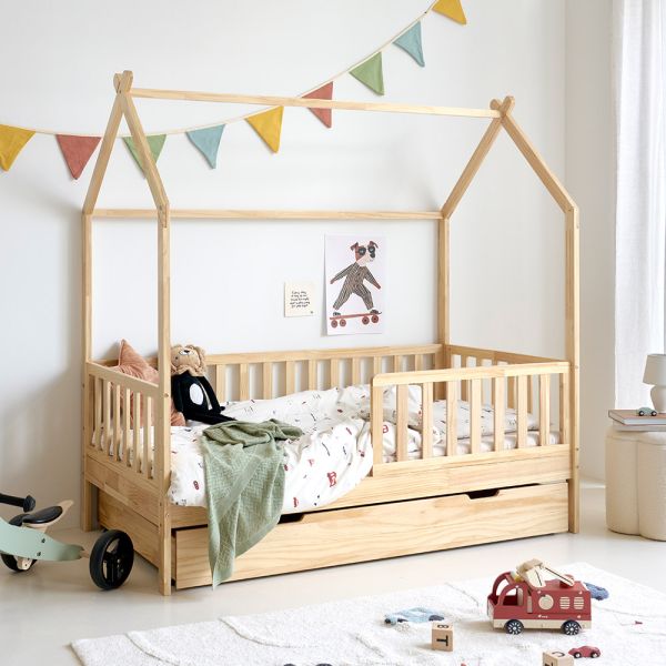 House bed «Rêve» | 80 x 160 cm | Natural