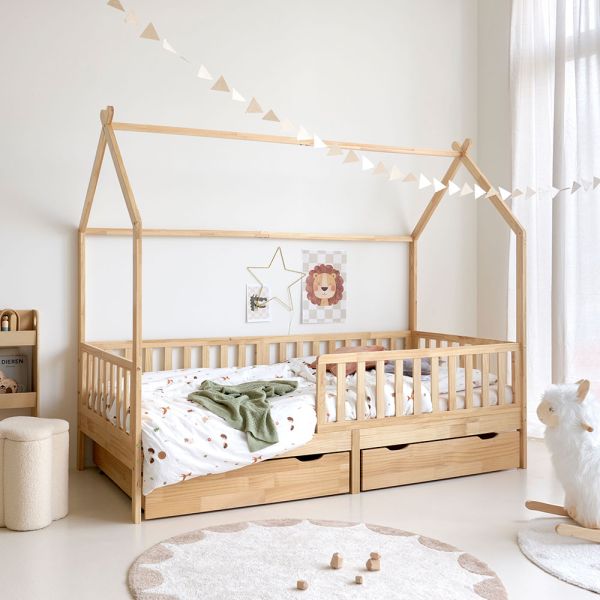 House bed «Rêve» | 90 x 200 cm | Natural