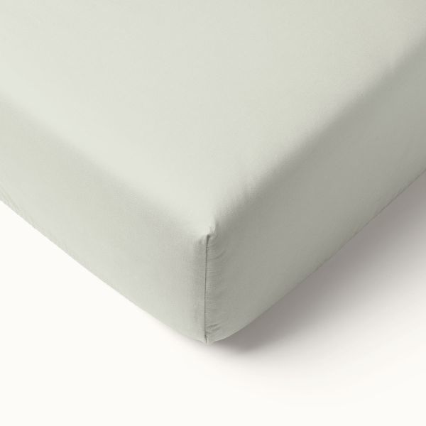 Flannel fitted sheet | 70 x 140 cm | Green