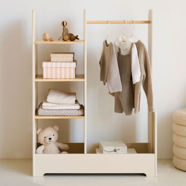 Montessori wardrobe «Lune» | Beige