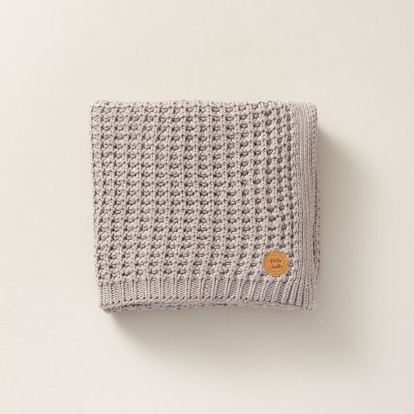 knitted 80x100cm baby blanket petite amelie