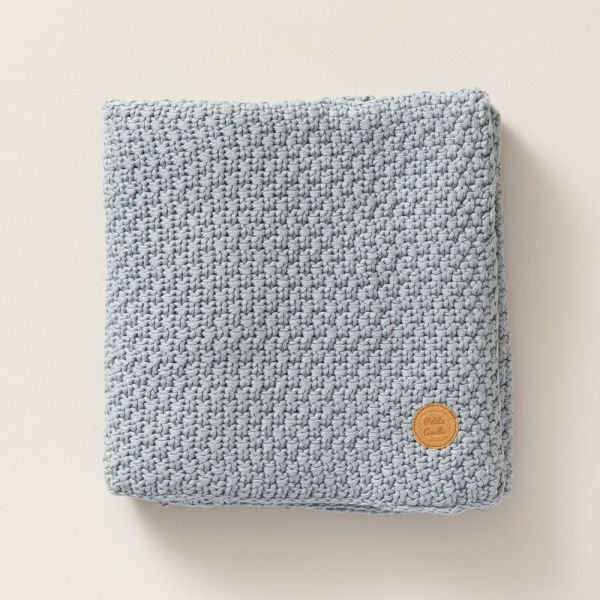 light grey 100x150cm baby blanket petite amelie