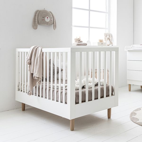 Baby bed white 140x70 «Bocca»