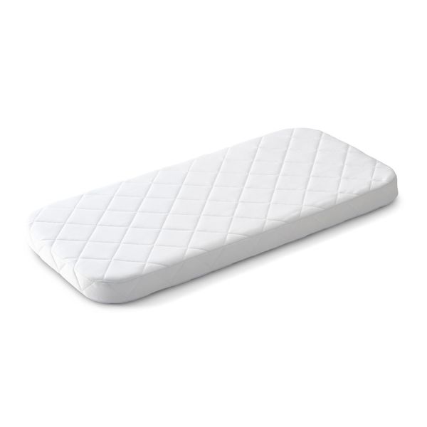 Oval mattress from the Cocoon collection, made of recycled polyester and polyurethane, size 70x140, from Petite Amélie