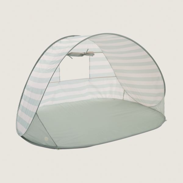 Pop up beach tent in green as shelter for kids from Petite Amélie 