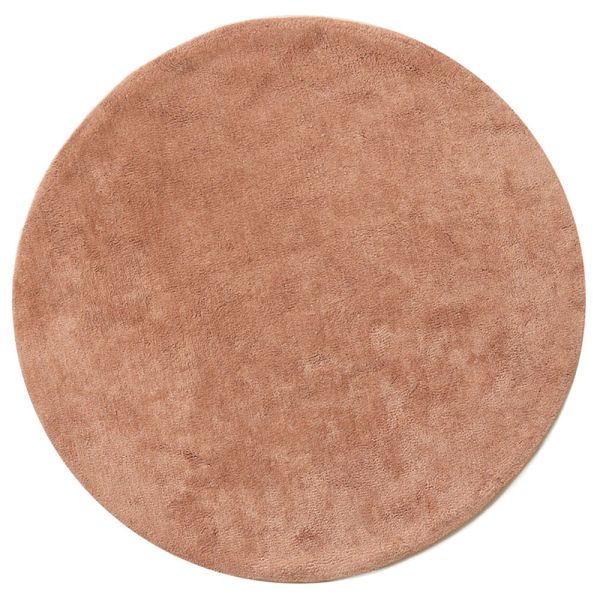 Neutral nursery rug washable tan in colour from cotton 110x110cm from Petite Amélie