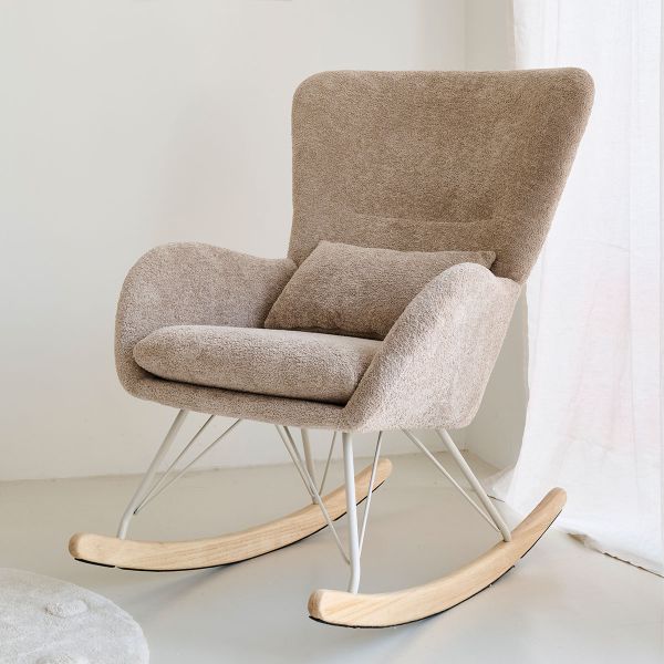 Teddy rocking chair «Lune» | Brown