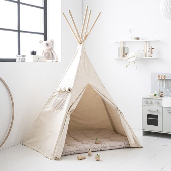 teepee tent cotton natural toddler from Petite Amélie