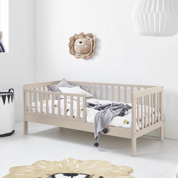 Kids bed 70x140 cm made from wood in oatmeal from Petite Amélie