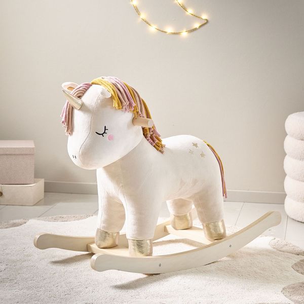 Unicorn rocking horse for nursery from Petite Amélie
