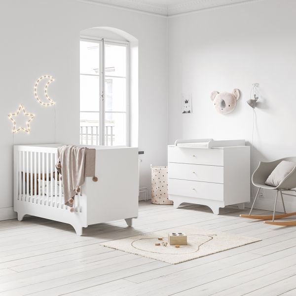 Nursery furniture set in white