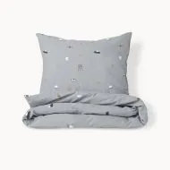 Duvet cover 120x150cm with stars and rockets Petite Amelie