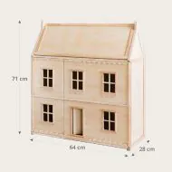 Doll house made of wood store