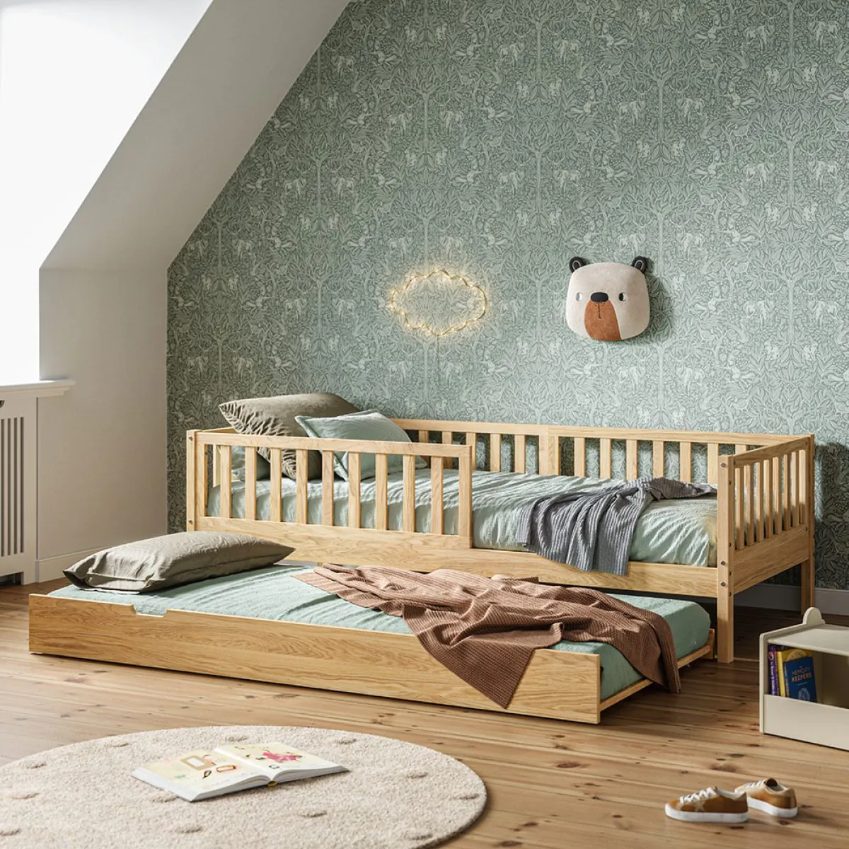 Pull-out bed for kids - Plume Natural - Petite Amélie