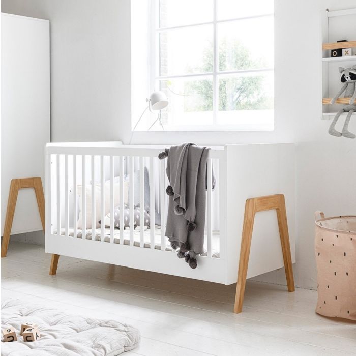 Baby bed white 140x70 «Bocca» (0-6 years)