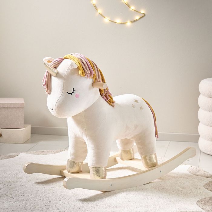 Large unicorn rocking horse store