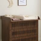 Baby changing table topper «Japandi» | Wenge