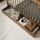 Under cot drawer for cot «Hetre» | 60 x 120 cm | Cocoa