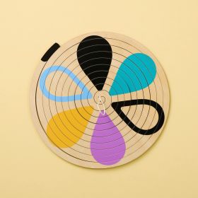 Montessori spiral baby mobile