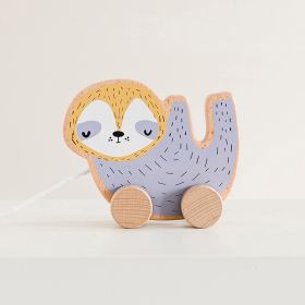 Wooden Animal Pull Along Toy | Pochoo the Sloth