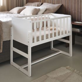 BEDSIDE COT 2-IN-1 «NUAGE» WHITE