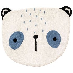 Children's machine washable animal rug | A panda named Bo