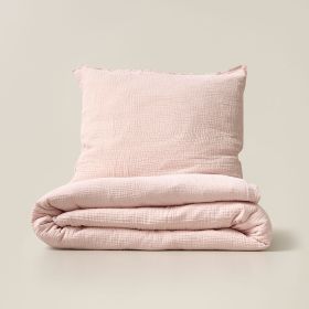 Duvet cover set muslin cotton | 120 x 150 cm | Pink