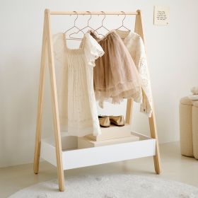 Wooden clothes rack «Cerise» | White