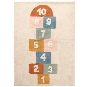 WASHABLE HOPSCOTCH RUG 120 X 170 CM | MULTICOLOUR