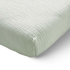FITTED SHEET 60 X 120 CM | MUSLIN COTTON|GREEN