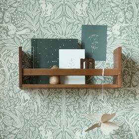 WOODEN WALL SHELF «HETRE» | WALNUT