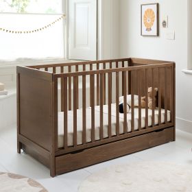 Convertible cot bed «Nuage» | 70 x 140 cm | Cocoa