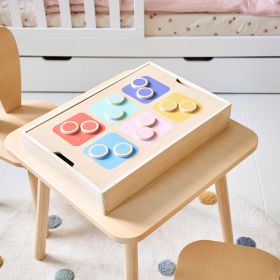 SENSORY BOX «NUANCE» | INCL. MEMORY AND COLOUR SORTING GAME | MULTICOLOURED