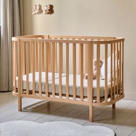 OVAL COT «COCOON» | 60 X 120 CM | NATURAL